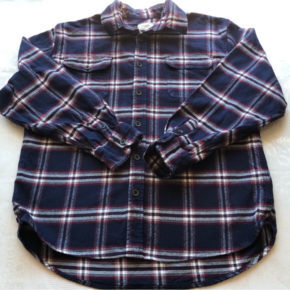 JACHS Heavyweight Flannel Jacket/Shirt Button-Down Blue/Red Plaid Men’s Size XL - Picture 10 of 12